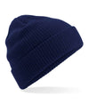 EMF protective knitted beanie in blue colour by Leblok