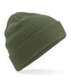 Knitted beanie with EMF protection