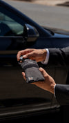 Faraday Key Fob Bag in use