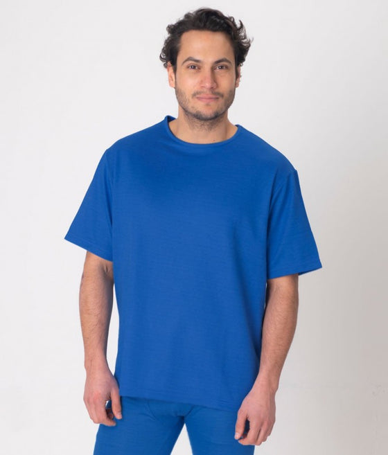 EMF Protective Men's T-Shirt (Bright Blue)