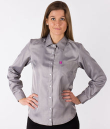  EMF Protective Long Sleeved Women's Shirt (Grey)