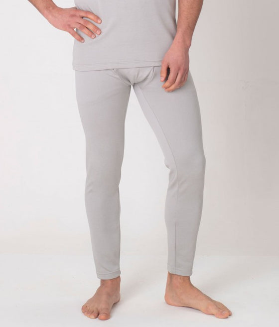 EMF protective long johns Leblok in grey displayed on a model