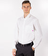 EMF protective office shirt Leblok in white on a man - front