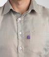 EMF protective casual shirt Leblok on a man - front details