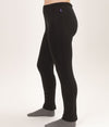 Black EMF shielding leggings Leblok on legs