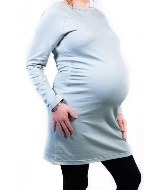 EMF Protective Maternity Dress Leblok (Grey) (L)