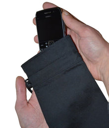  Cellphone signal blocking bag Leblok Cellblok - putting a phone inside